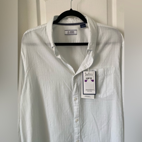 Original Penguin Crisp White Button Down Shirt size-XXL - Picture 3 of 9